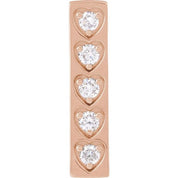 14K Rose 1/5 CTW Natural Diamond Pendant