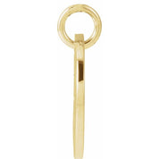 14K Yellow Script Initial G Pendant