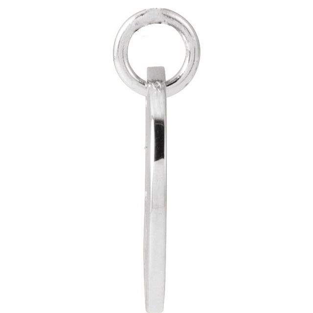 Sterling Silver Script Initial G Pendant