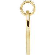 14K Yellow Script Initial P Pendant