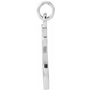 Sterling Silver Petite Initial T Pendant