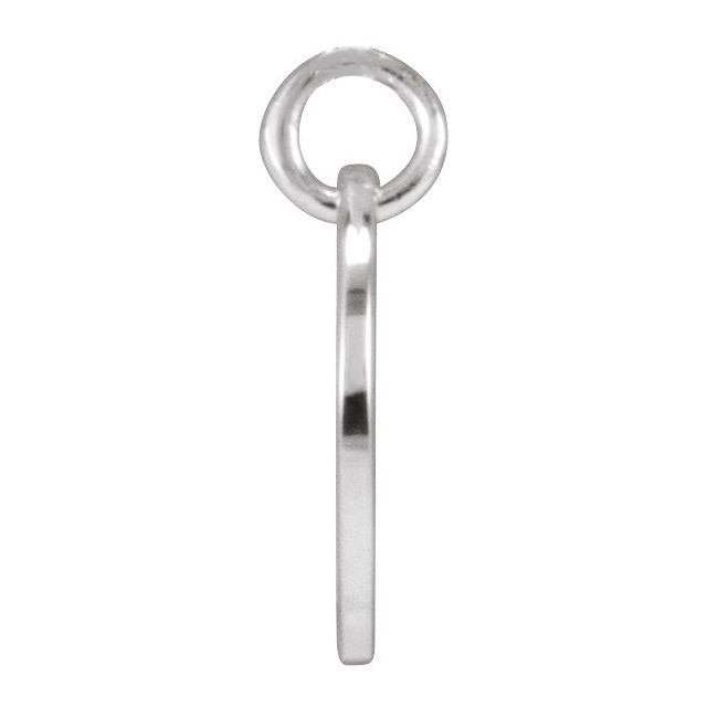 Sterling Silver Script Initial Y Pendant