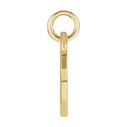 14K Yellow Script Initial L Pendant