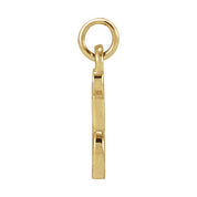 14K Yellow Petite Initial I Pendant