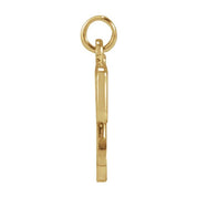 14K Yellow Petite Initial Y Pendant