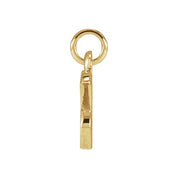 14K Yellow Petite Initial X Pendant