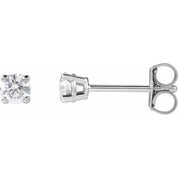 14K White 1/4 CTW Lab-Grown Diamond Stud Earrings
