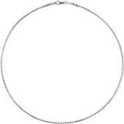 Sterling Silver Diamond-Cut Wheat 20" Chain