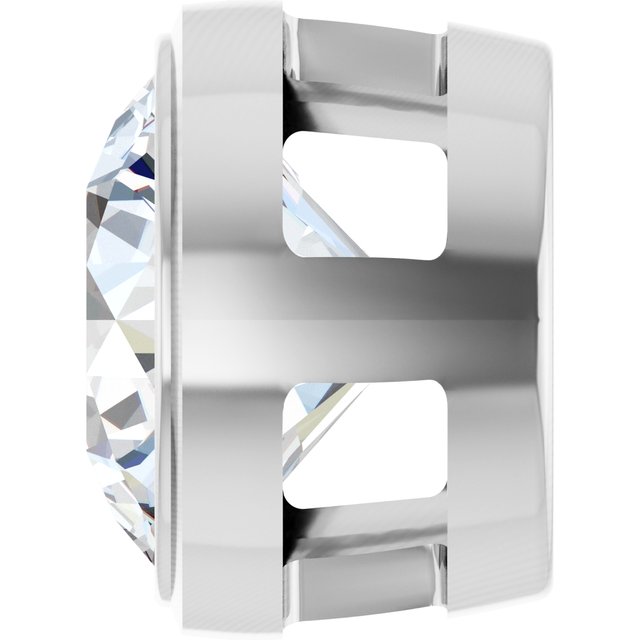 Platinum 1 CT Natural Diamond Slide Pendant