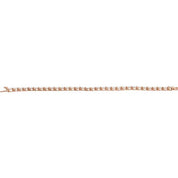 14K Rose 6 1/2 CTW Lab-Grown Diamond Line 7" Bracelet