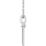 Platinum .02 CTW Natural Diamond Faith Over Fear 16-18" Necklace