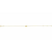 14K Yellow Initial S 6 1/2-7 1/2" Bracelet