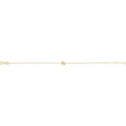 14K Yellow Initial R 6 1/2-7 1/2" Bracelet