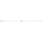 14K Yellow Initial Z 6 1/2-7 1/2" Bracelet