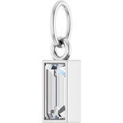 Platinum 3/8 CT Natural Diamond Bezel-Set Pendant