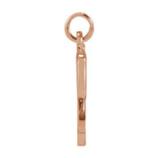 14K Rose Petite Initial Y Pendant
