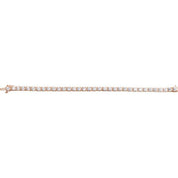 14K Rose 10 CTW Lab-Grown Diamond Link 7 1/4" Bracelet