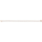 14K Rose 5 CTW Lab-Grown Diamond Line 7" Bracelet