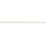 14K Yellow 9 CTW Lab-Grown Diamond Line 7" Bracelet