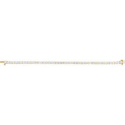 14K Yellow 8 CTW Lab-Grown Diamond Line 7" Bracelet