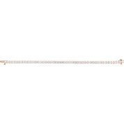 14K Rose 8 CTW Lab-Grown Diamond Line 7" Bracelet