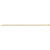 14K Yellow 7 CTW Lab-Grown Diamond Line 7" Bracelet