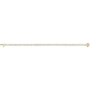 14K Yellow 7 CTW Lab-Grown Diamond Line 7" Bracelet