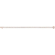 14K Rose 7 CTW Lab-Grown Diamond Line 7" Bracelet