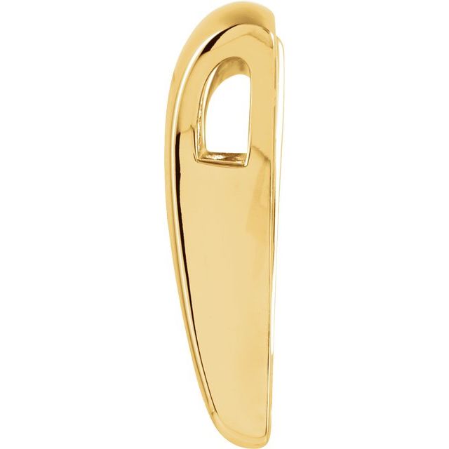 14K Yellow 3/4 CTW Natural Diamond Three-Stone Pendant