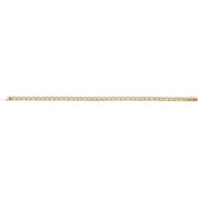 14K Yellow 10 CTW Lab-Grown Diamond Line 7" Bracelet