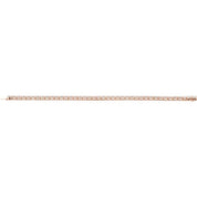 14K Rose 10 CTW Lab-Grown Diamond Line 7" Bracelet