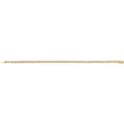 14K Yellow 4 CTW Lab-Grown Diamond Line 7" Bracelet