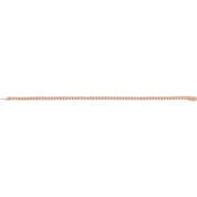 14K Rose 4 CTW Lab-Grown Diamond Line 7" Bracelet