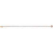 14K Rose 3 CTW Lab-Grown Diamond Line 7" Bracelet