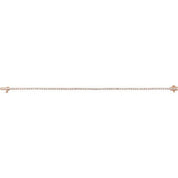 14K Rose 2 CTW Lab-Grown Diamond Line 7" Bracelet