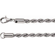 Stainless Steel 4 mm Rope 30" Chain