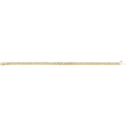 14K Yellow 4 5/8 CTW Lab-Grown Diamond Line 7" Bracelet
