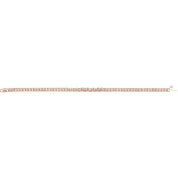 14K Rose 4 5/8 CTW Lab-Grown Diamond Line 7" Bracelet