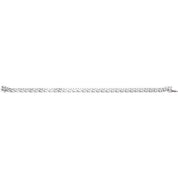 14K White 9 CTW Lab-Grown Diamond Link 7 1/4" Bracelet
