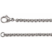 Stainless Steel 3 mm Rolo 30" Chain