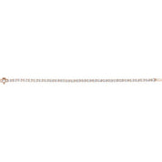 14K Rose 5 1/2 CTW Lab-Grown Diamond Line 7" Bracelet