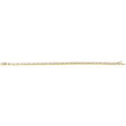 14K Yellow 5 1/2 CTW Lab-Grown Diamond Line 7" Bracelet