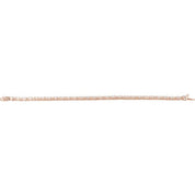 14K Rose 5 1/2 CTW Lab-Grown Diamond Line 7" Bracelet