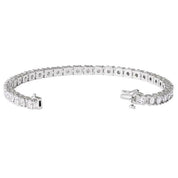 14K White 7 CTW Lab-Grown Diamond Link 7 1/4" Bracelet