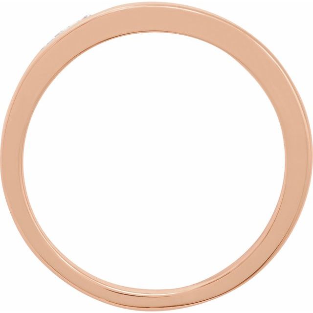 14K Rose 1/3 CTW Natural Diamond Ring