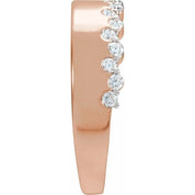 14K Rose 1/3 CTW Natural Diamond Ring