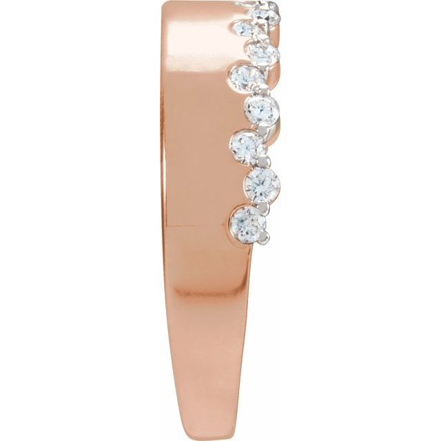 14K Rose 1/3 CTW Natural Diamond Ring