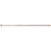 14K Rose 10 1/2 CTW Lab-Grown Diamond Line 7" Bracelet