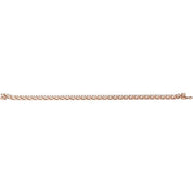 14K Rose 10 1/2 CTW Lab-Grown Diamond Line 7" Bracelet