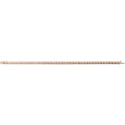 14K Rose 7 CTW Lab-Grown Diamond Link 7 1/4" Bracelet
